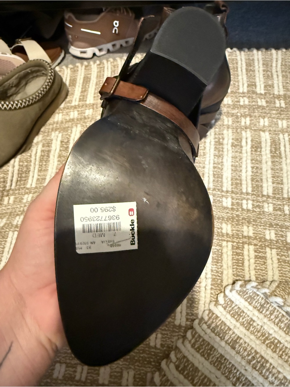 naughty monkey Dark Brown Leather Buckle Ankle Boots - Picture 3 of 4
